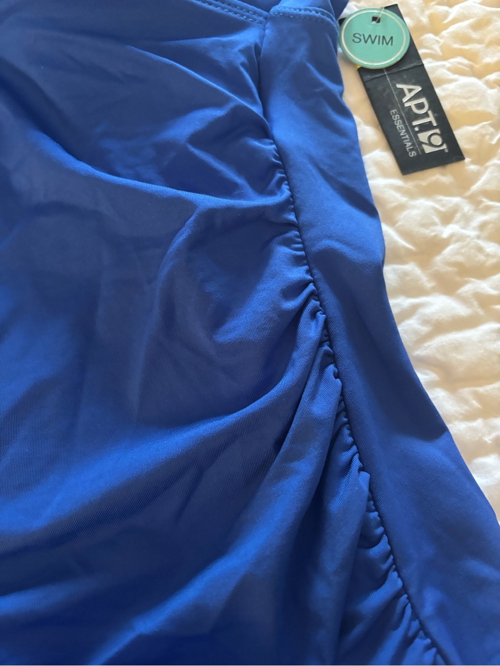 APT. 9 Royal Blue Halter Tankini Top Size M NEW! - Picture 4 of 6